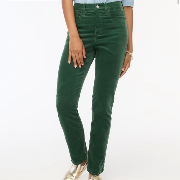 JCrew Corduroy Full Length Essential Straight Pant Sz 33 - Picture 1 of 3